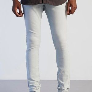 Light Wash Blue Denim Stacked Skinny Jeans